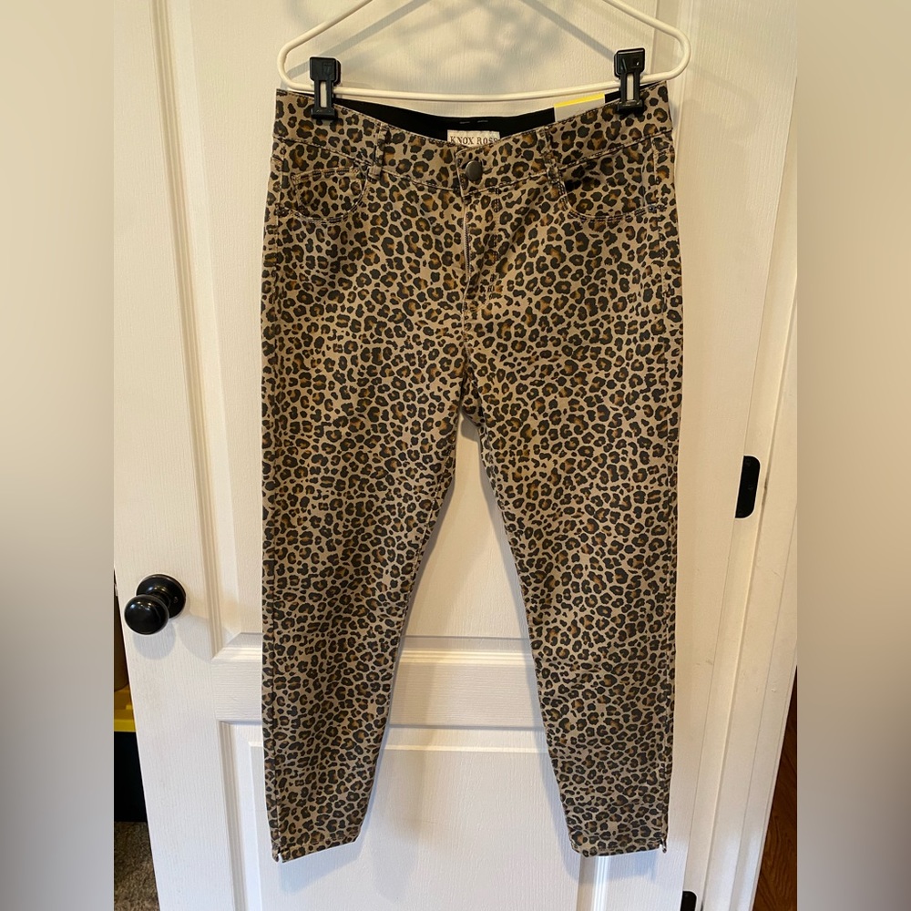 Knox Rose Leopard Print Pants